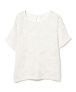 フリンジ ジャカード ワイド Tシャツ
