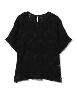 フリンジ ジャカード ワイド Tシャツ