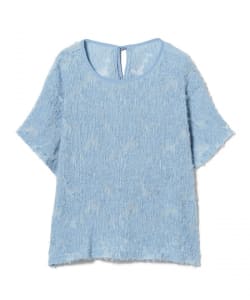 フリンジ ジャカード ワイド Tシャツ