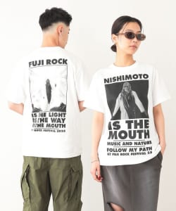 〈WOMEN〉FUJI ROCK FESTIVAL'25 / NISHIMOTO IS THE MOUTH NATURE T-SHIRT