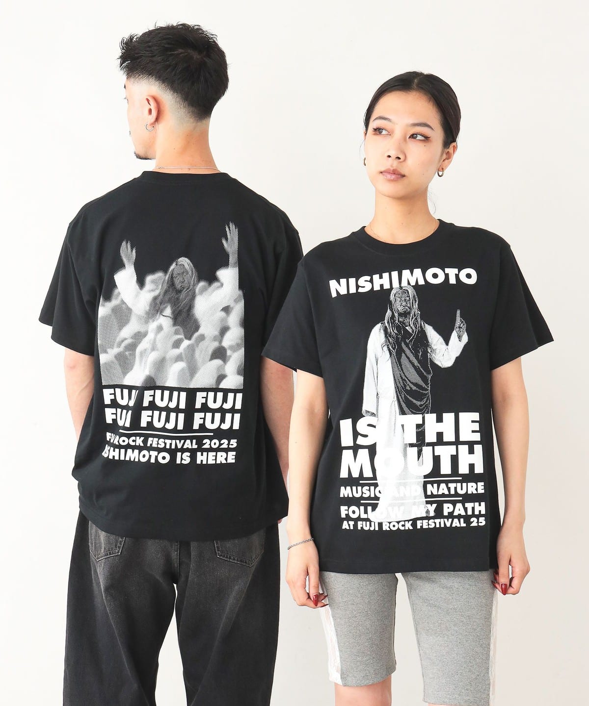 【受注生産商品】〈WOMEN〉FUJI ROCK FESTIVAL フジロックフェスティバル'25 / NISHIMOTO IS THE MOUTH MUSIC T-SHIRT Tシャツ・カットソー WOMEN BLACK S 【受注生産商品】〈WOMEN〉FUJI ROCK FESTIVAL フジロックフェスティバル'25 / NISHIMOTO IS THE MOUTH MUSIC T-SHIRT Tシャツ・カットソー WOMEN BLACK S