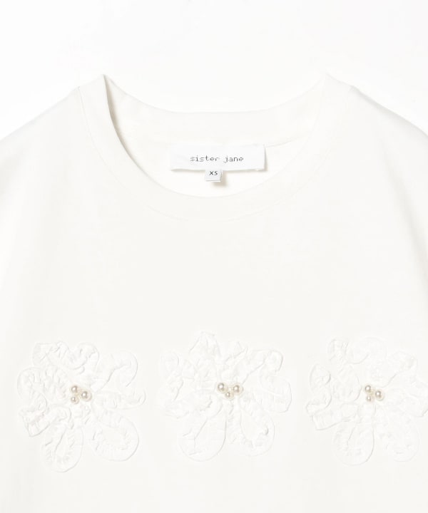 Ray BEAMS（レイ ビームス）sister jane / Nell Applique T