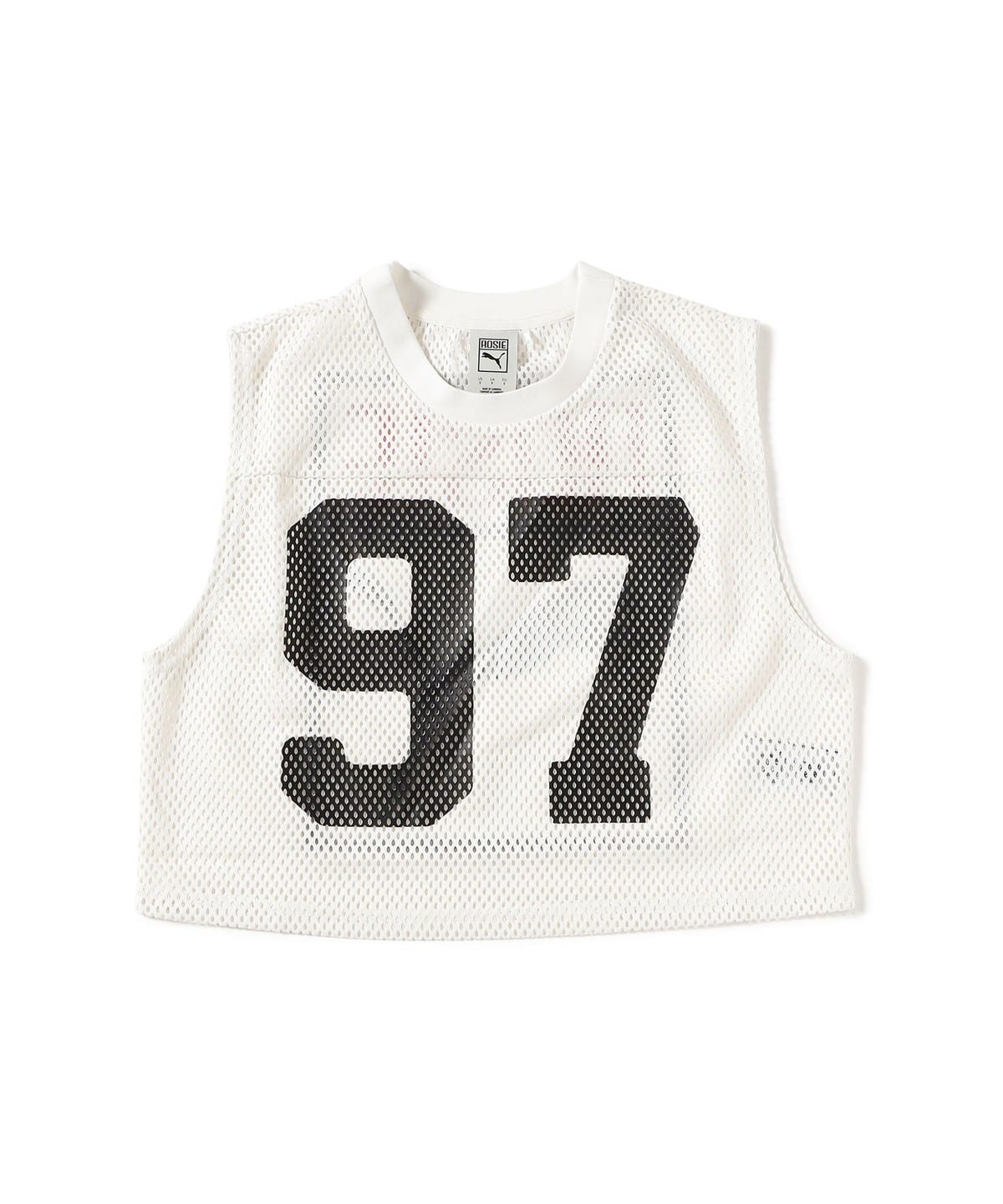 PUMA プーマ x ROSE / リラックスド メッシュ トップ Tシャツ・カットソー WOMEN Warm White S PUMA プーマ x ROSE / リラックスド メッシュ トップ Tシャツ・カットソー WOMEN Warm White S