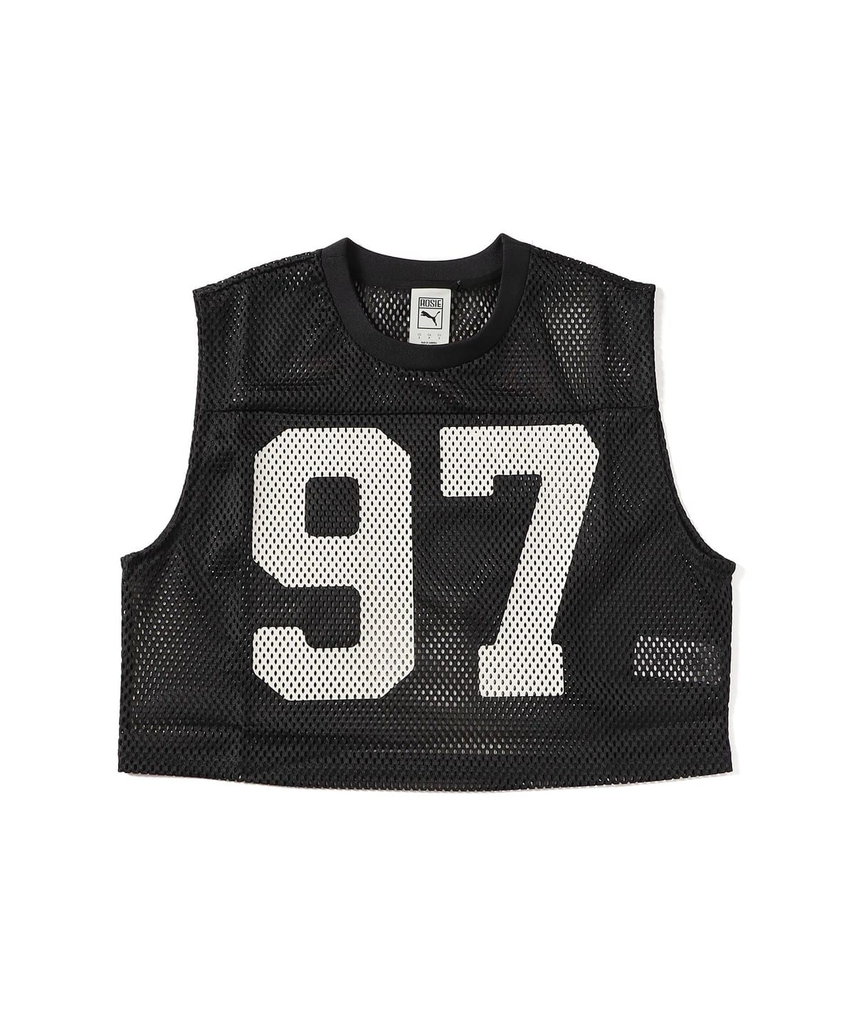 PUMA プーマ x ROSE / リラックスド メッシュ トップ Tシャツ・カットソー WOMEN PUMA Black S PUMA プーマ x ROSE / リラックスド メッシュ トップ Tシャツ・カットソー WOMEN PUMA Black S