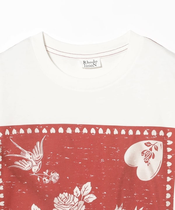 Ray BEAMS（レイ ビームス）RhodolirioN / Hanky Printed Tee（T