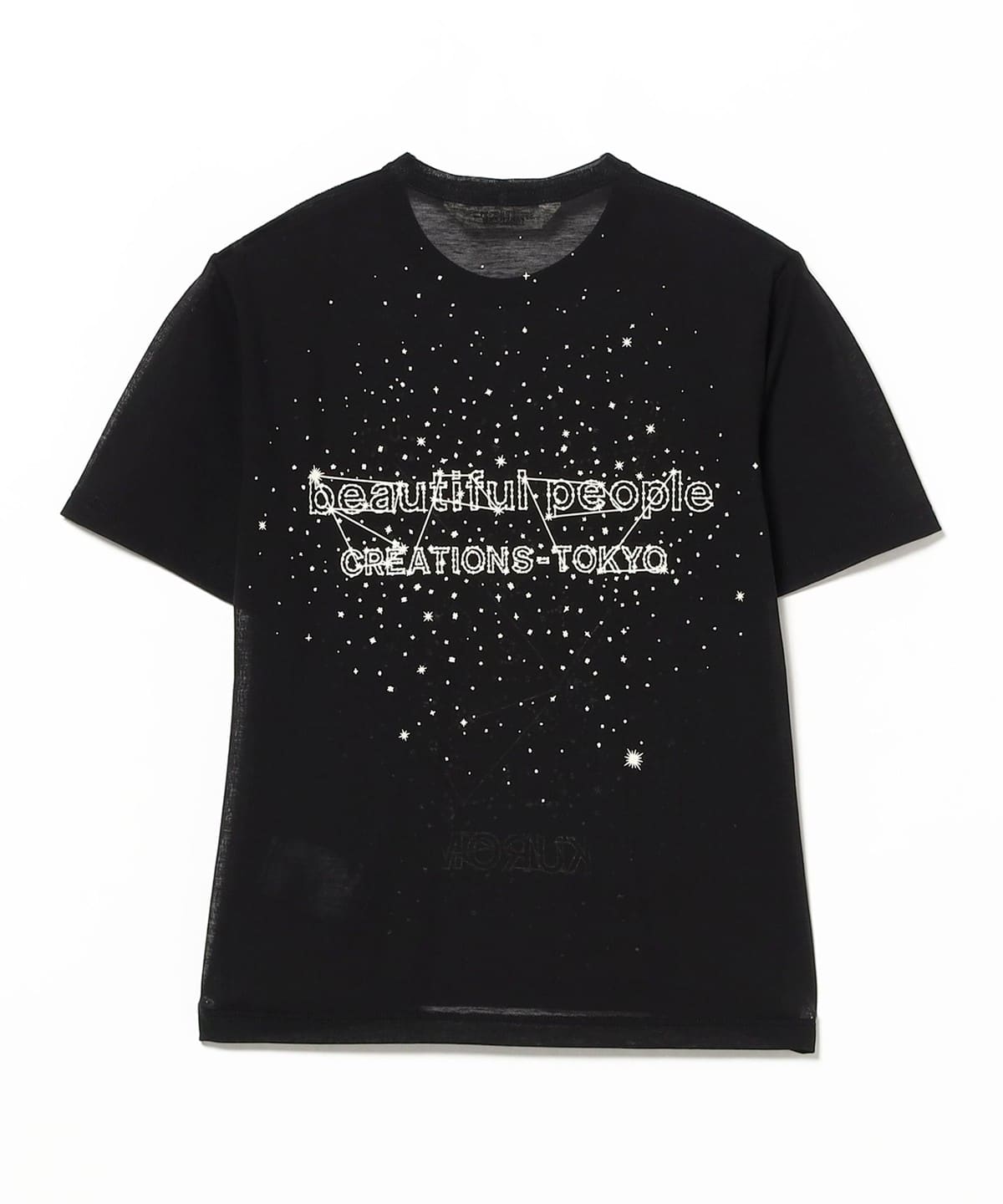 beautiful people Ray Beams コラボ Tシャツ Ray BEAMS（レイ ビームス）beautiful people / MY MELODY&KUROMI 80/1