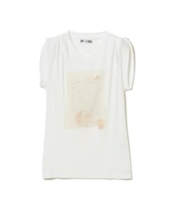 SF1OG / Pleated V-Neck T-Shirt