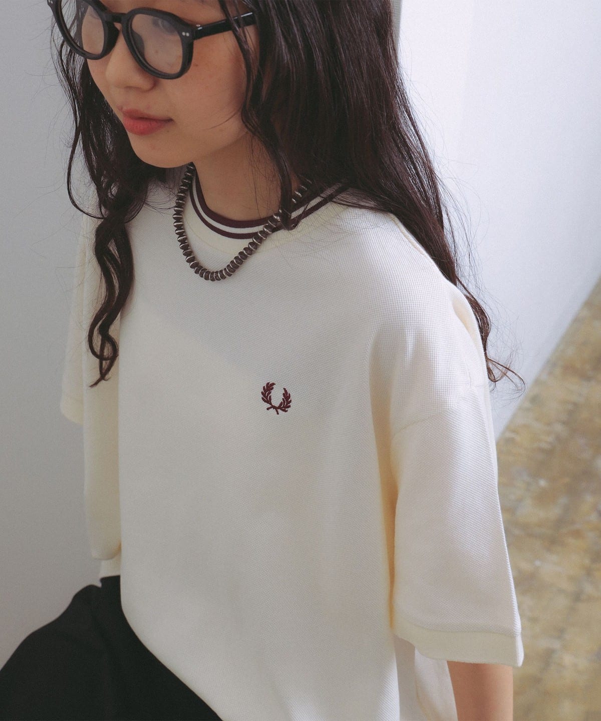 Ray BEAMS（レイ ビームス）【別注】FRED PERRY / リラックスド ピケ T