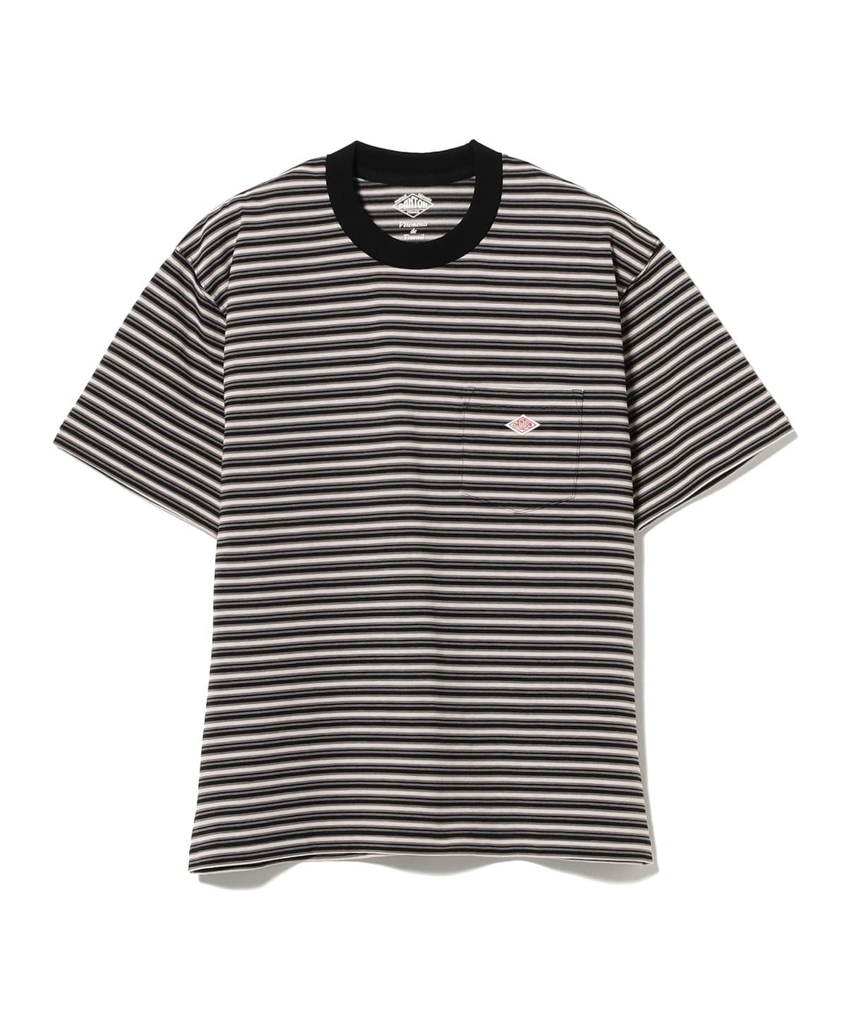 Ray BEAMS Ray BEAMS DANTON Stripe Pocket T-Shirt (T-shirts