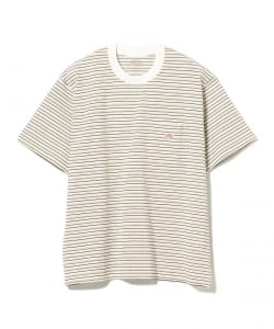 DANTON / ストライプ ポケット Tシャツ