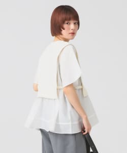 ケーブル ジャカード キリカエ プルオーバー