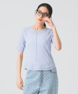 バックスリット カーブ ヘムTシャツ