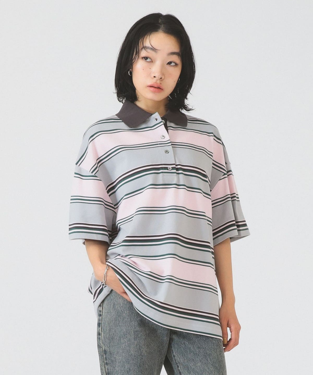 Ray BEAMS（レイ ビームス）【6/25値下げ】マルチ ボーダー ビッグ