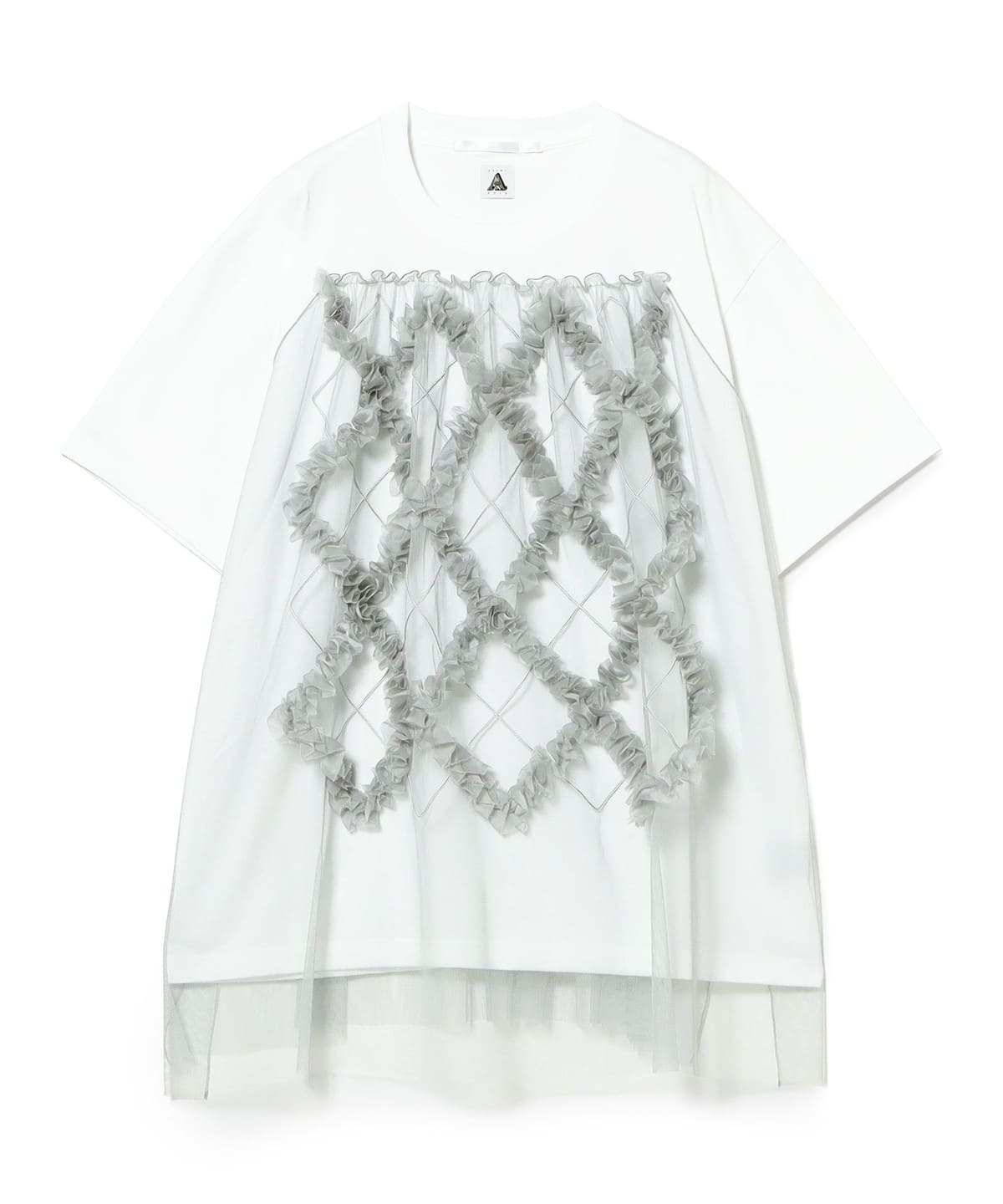 Ray BEAMS（レイ ビームス）【別注】Yuumi ARIA / Tulle Tee（Tシャツ