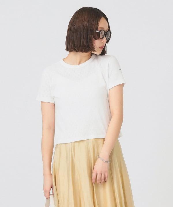 Ray BEAMS（レイ ビームス）ORCIVAL / パターン メッシュ クルーネック