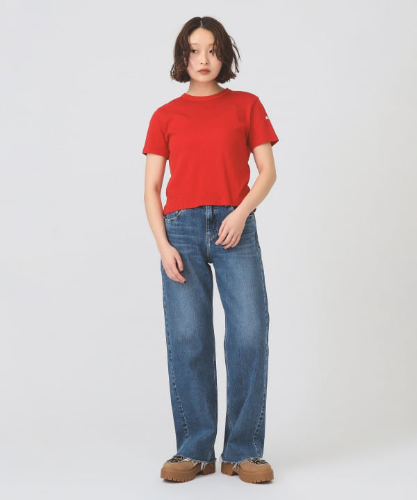 Ray BEAMS（レイ ビームス）ORCIVAL / パターン メッシュ クルーネック