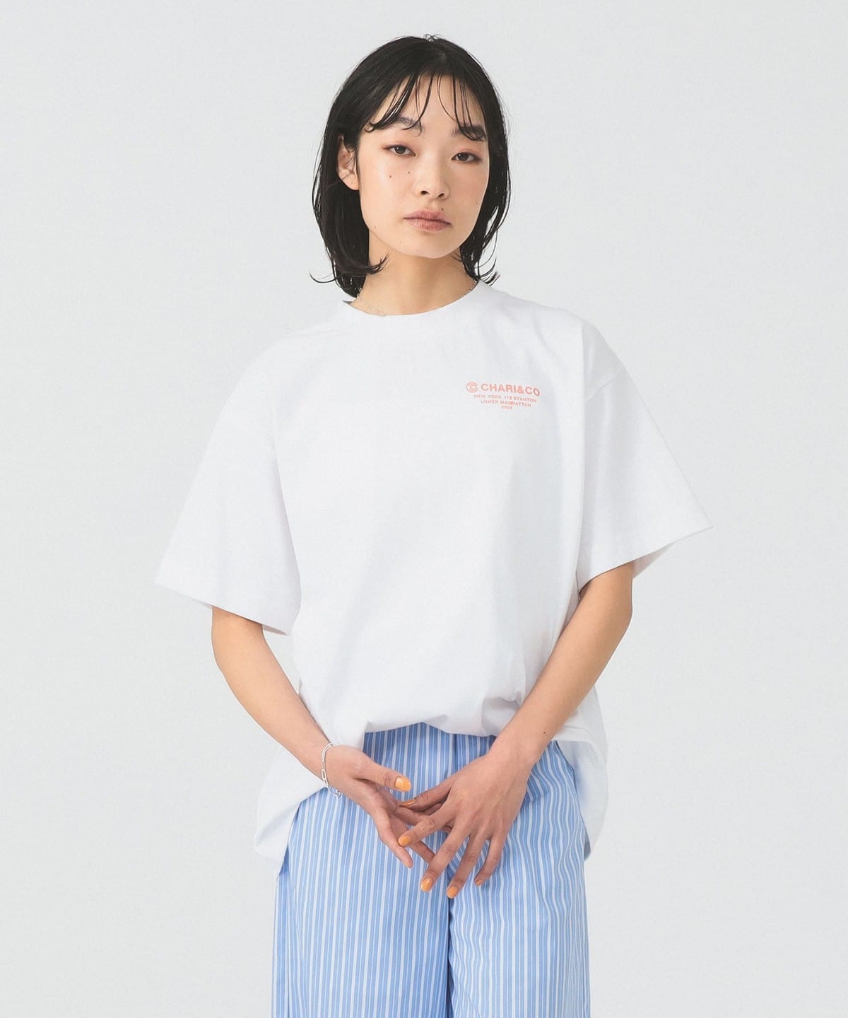 Ray BEAMS（レイ ビームス）【別注】CHARI&CO / WORK RAT TEE（Tシャツ