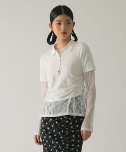 サイド ドロスト ポロシャツ