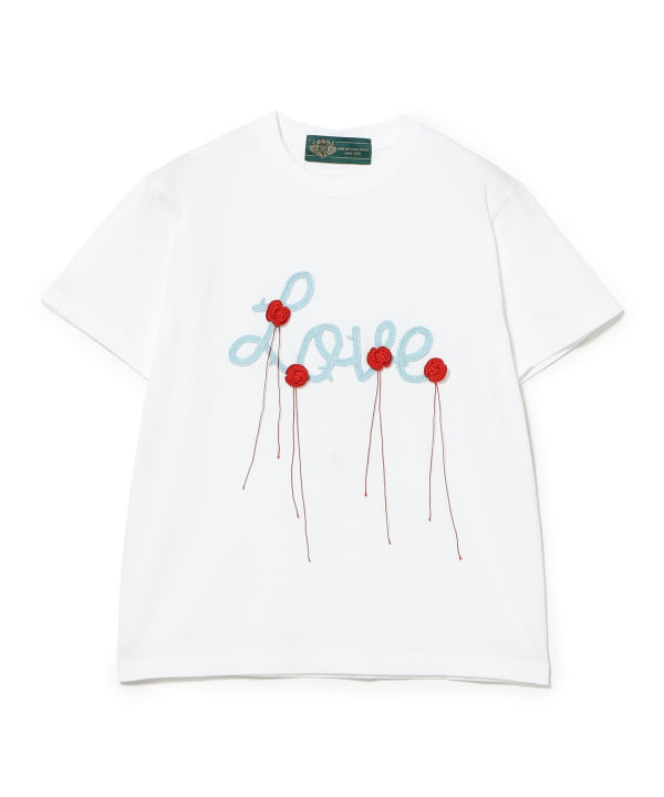 【別注】GIM CONTEXT / Crochet Love T-shirt
