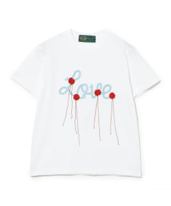 【別注】GIM CONTEXT / Crochet Love T-shirt
