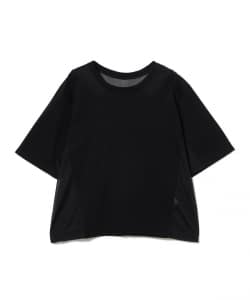 シアー キリカエ クルーネック Tシャツ