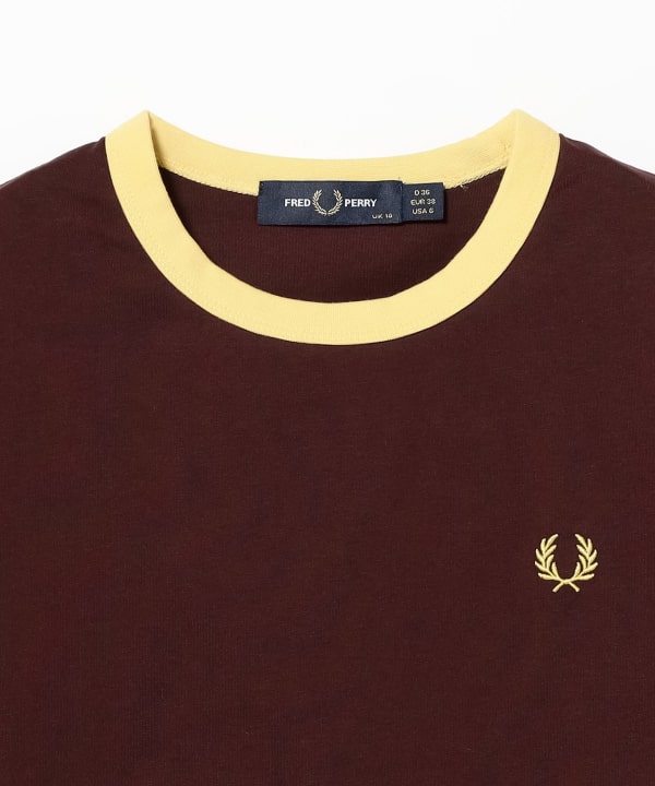 FRED PERRY / 短款圆领T恤