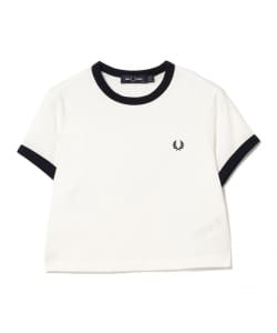 【ポップアップ開催中】FRED PERRY / クロップド リンガー Tシャツ