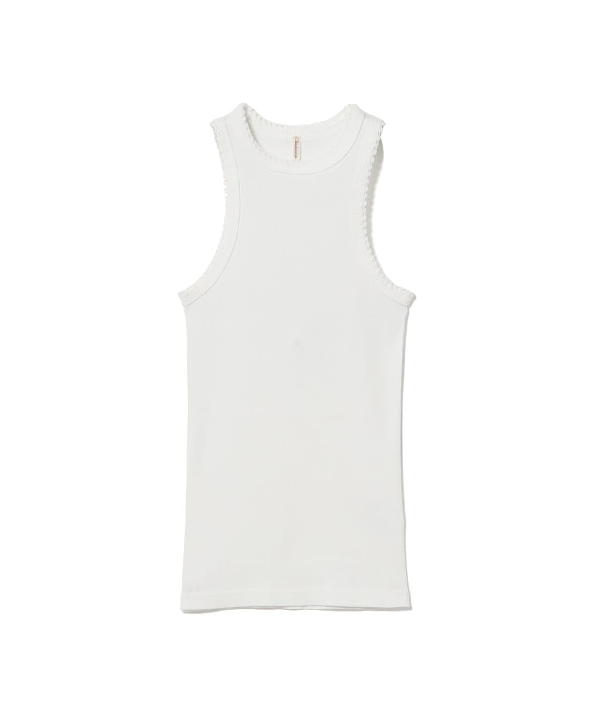 babaco バックオープンとリボンデザイン シルクリブタンクトップ アクティブ タンクトップ / ACTIV COLL RBK-CHILL+ DREAMBLEND TANK