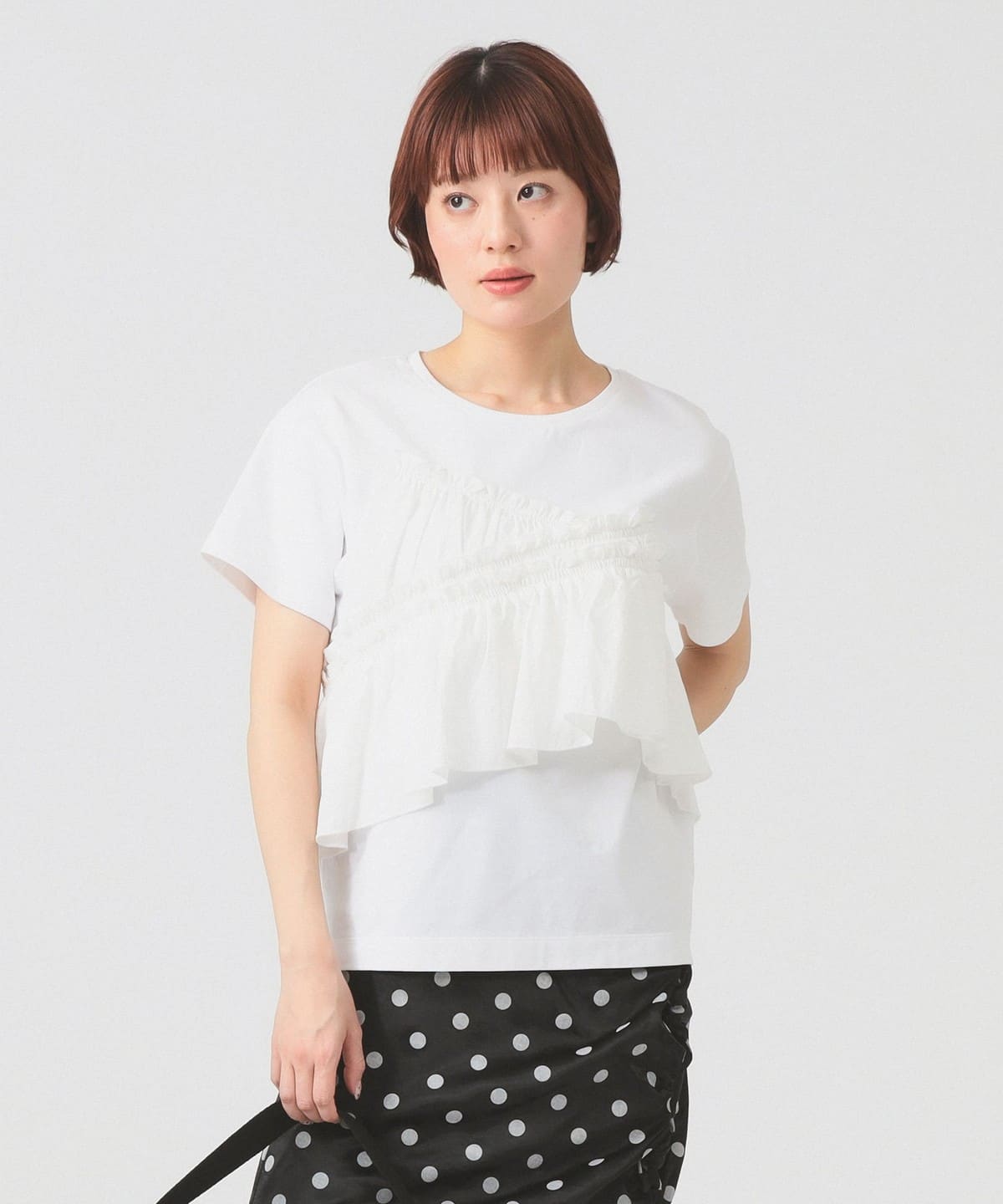 Ray Beams クロシェ フリル Tシャツ トップス 新作Tシャツをご紹介｜ビームス 鹿児島｜BEAMS