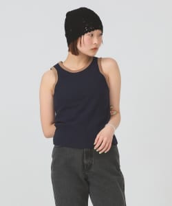 リブ リンガー タンクトップ