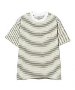 DANTON / ボーダー ポケット Tシャツ