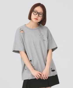 ダメージ オーバー Tシャツ