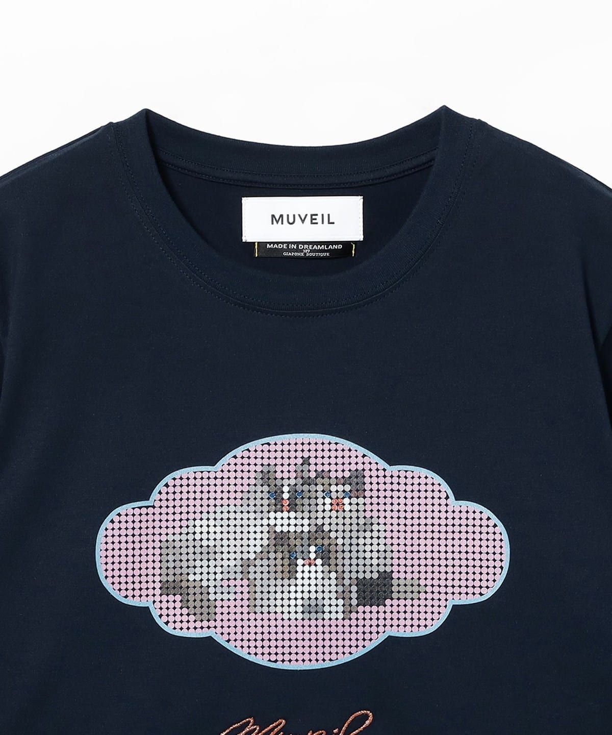 Ray BEAMS（レイ ビームス）【別注】MUVEIL / Dog Cat T（Tシャツ