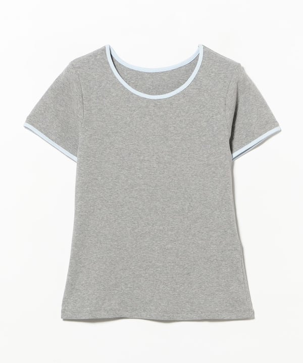 Piping Tank Top Layered T-Shirt