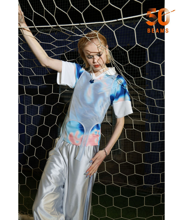 【別注】PUMA / PHOTO GRAPHIC GAME SHIRT Model：H177 B75 W60 H86　Size：M