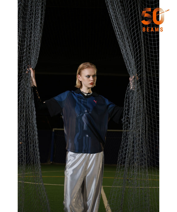 【別注】PUMA / PHOTO GRAPHIC GAME SHIRT Model：H177 B75 W60 H86　Size：M