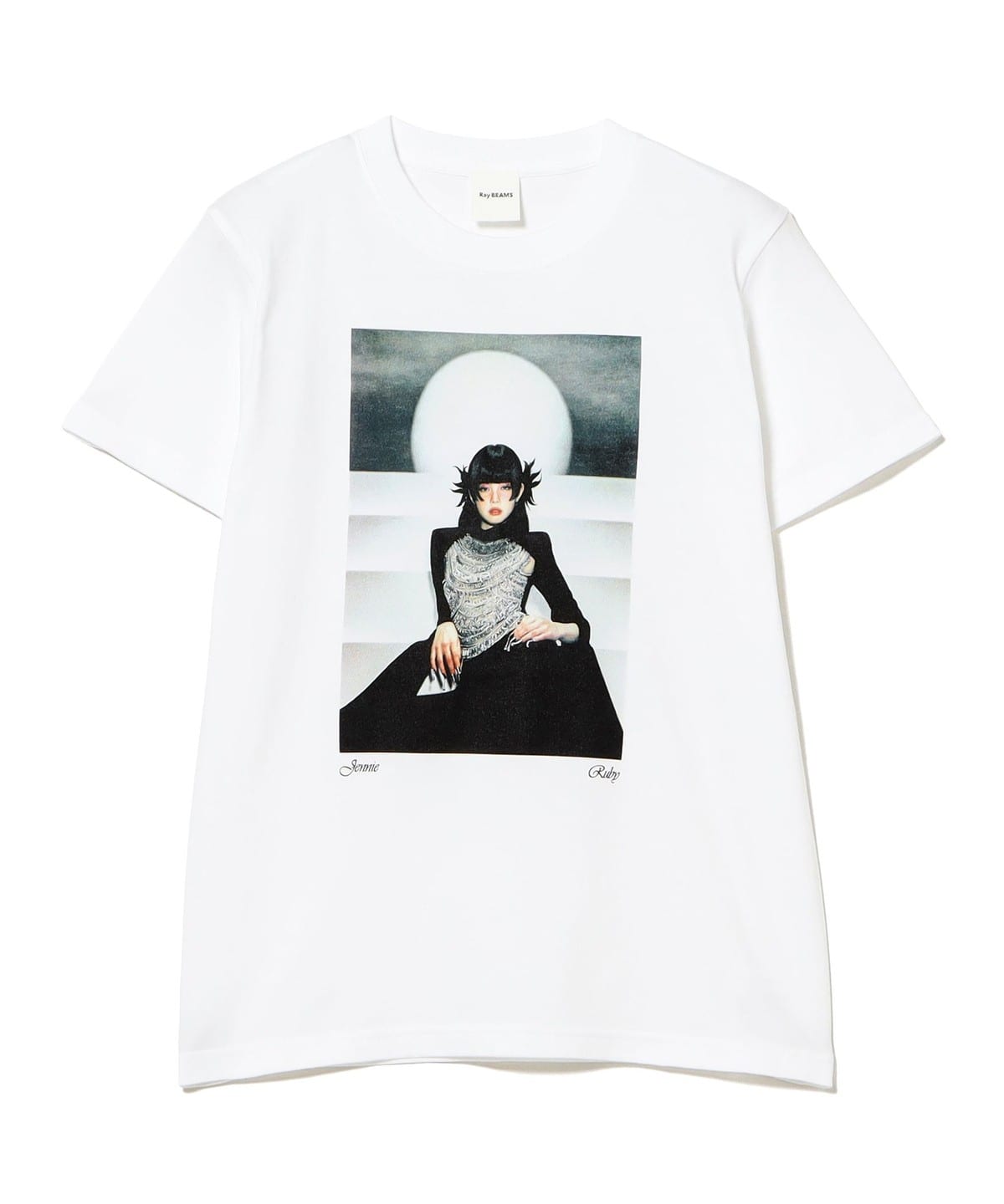 JENNIE ジェニ Ruby Tシャツ Ray BEAMS（レイ ビームス）JENNIE / Ruby T-shirt（Tシャツ