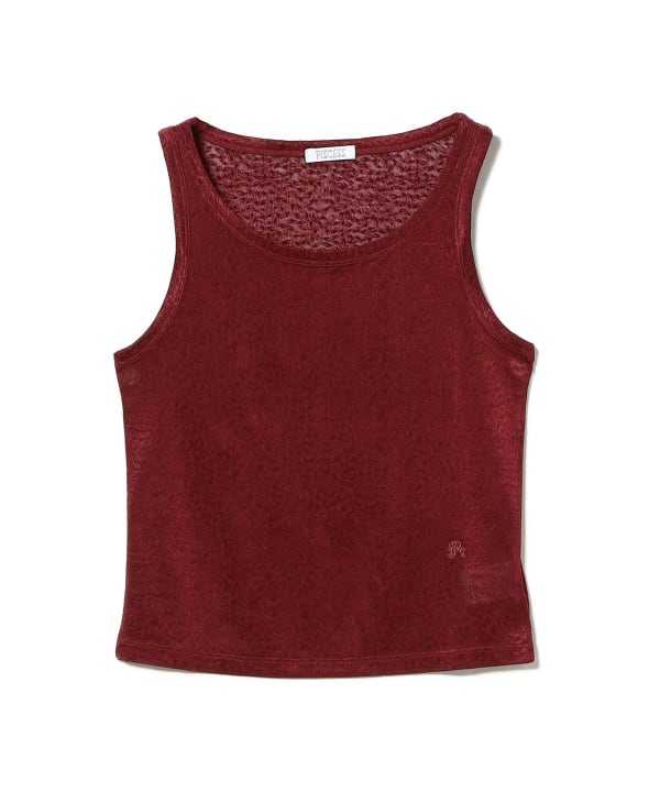 PISCESS / Floral Mesh Sleeveless