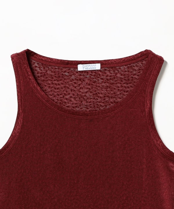 PISCESS / Floral Mesh Sleeveless