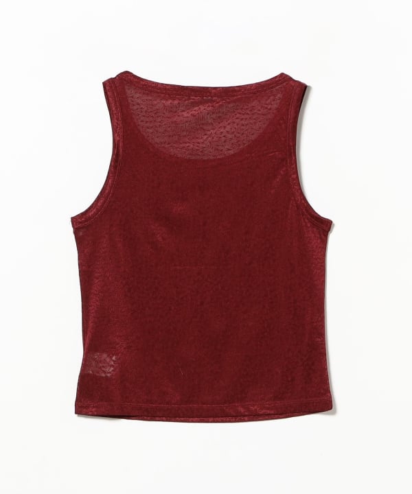 PISCESS / Floral Mesh Sleeveless