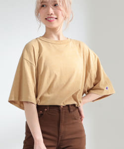Champion × Ray BEAMS / 別注 ロゴ Tシャツ