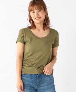 Ray BEAMS High Basic / スクープ ネック Tシャツ