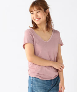 Ray BEAMS High Basic / Vネック ショート スリーブ Tシャツ
