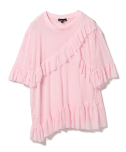 sister jane / ソフトチュール ラッフル Tシャツ