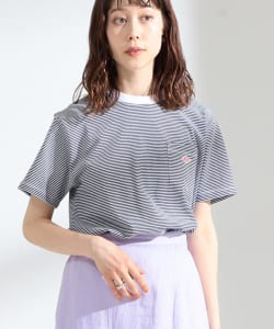 DANTON / ストライプ ポケット Tシャツ
