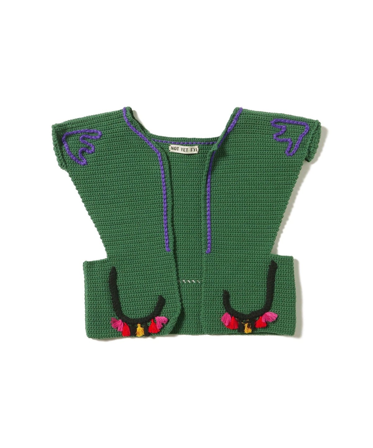 NOT YET FYI / Pointy Vest トップス WOMEN FOREST GREEN S NOT YET FYI / Pointy Vest トップス WOMEN FOREST GREEN S