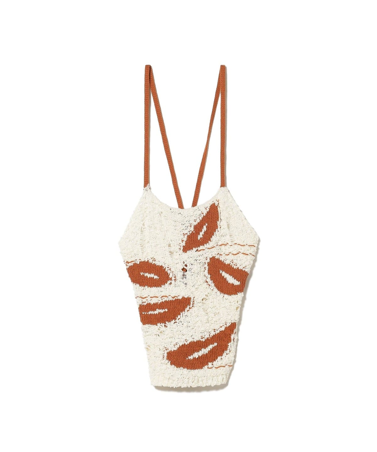 ○MARCO RAMBALDI / MOUTH JACQUARD KNITWEAR TOP Tシャツ・カットソー WOMEN WHITE S ○MARCO RAMBALDI / MOUTH JACQUARD KNITWEAR TOP Tシャツ・カットソー WOMEN WHITE S
