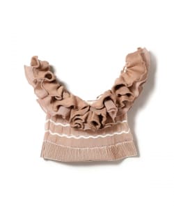 ▲○Nadia Wire / Mini Ruffle Top