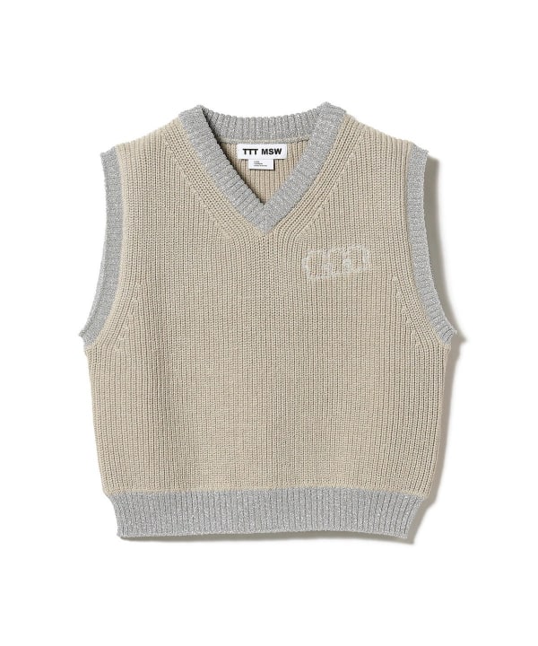 Ray BEAMS（レイ ビームス）○TTT_MSW / Lame Knit Vest（トップス 