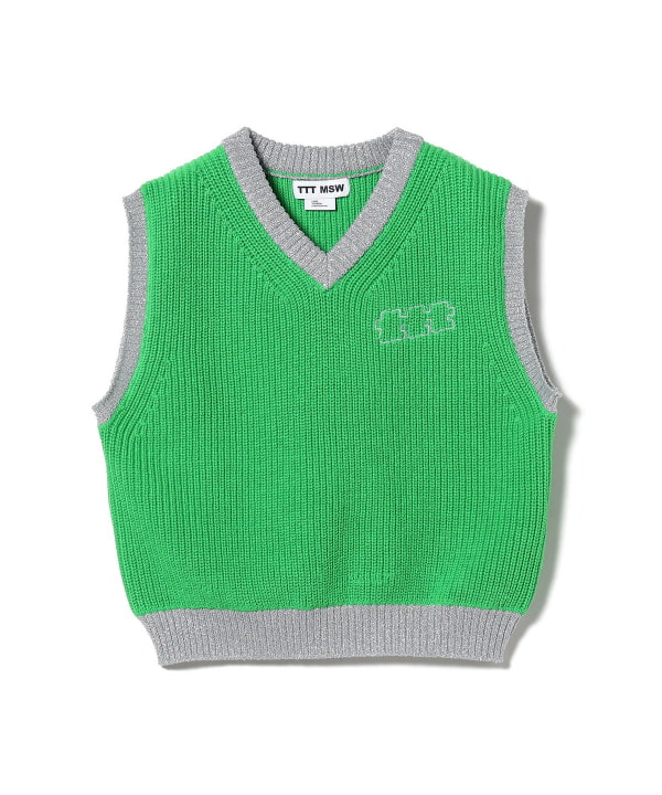 Ray BEAMS（レイ ビームス）○TTT_MSW / Lame Knit Vest（トップス ...